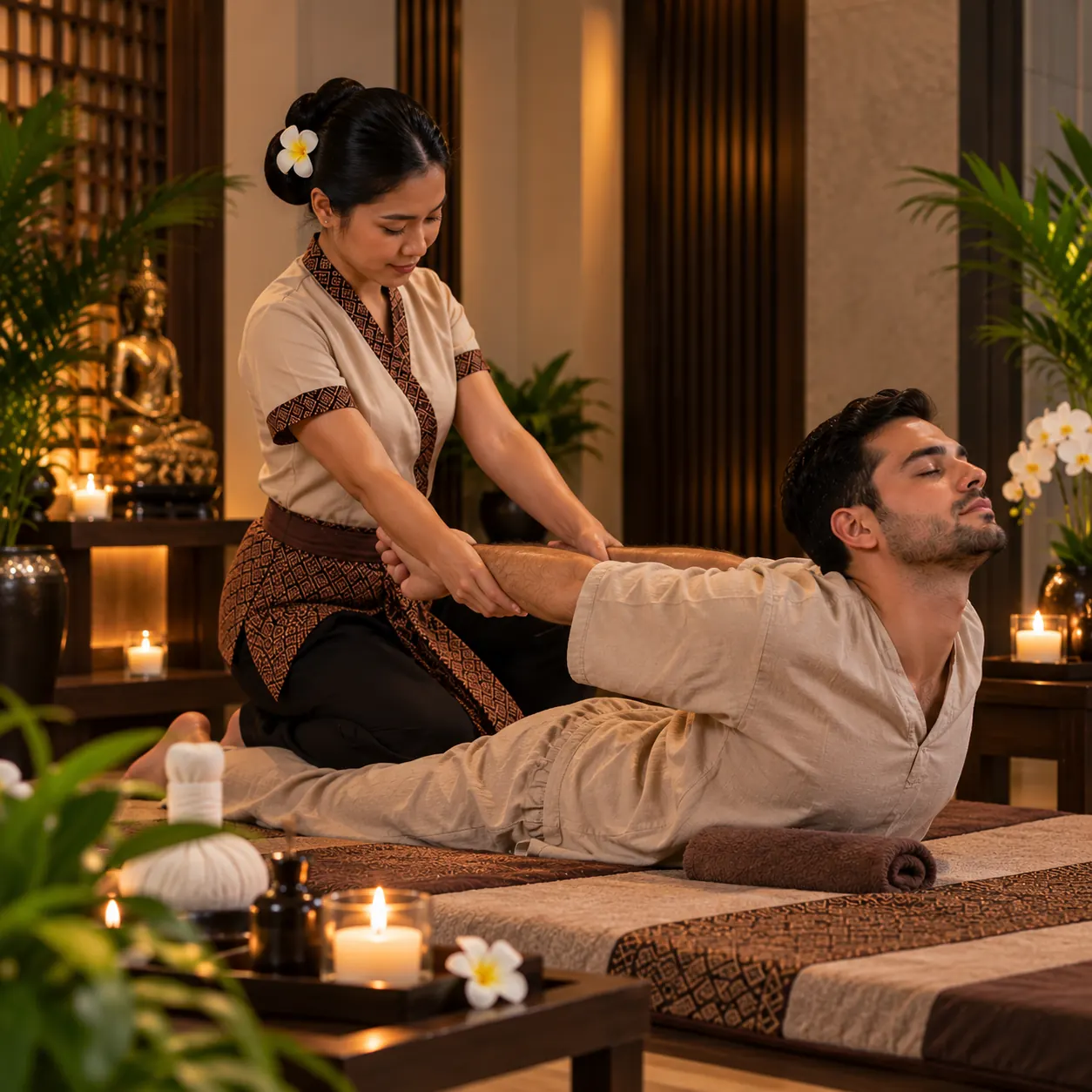 Thai Massage at Opaline Spa Dubai