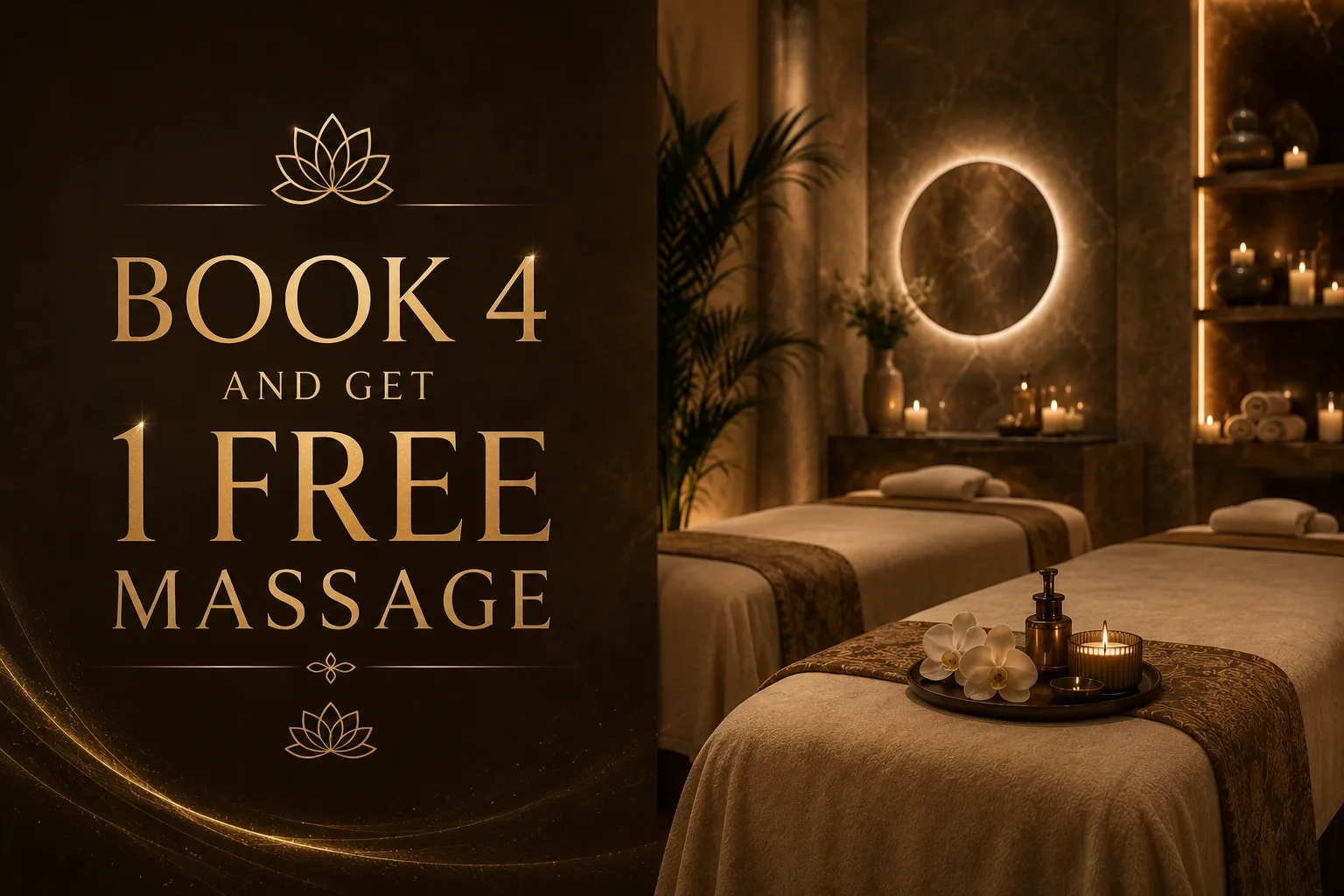Book 4 massage sessions and get 1 free offer at Opaline Spa Dubai