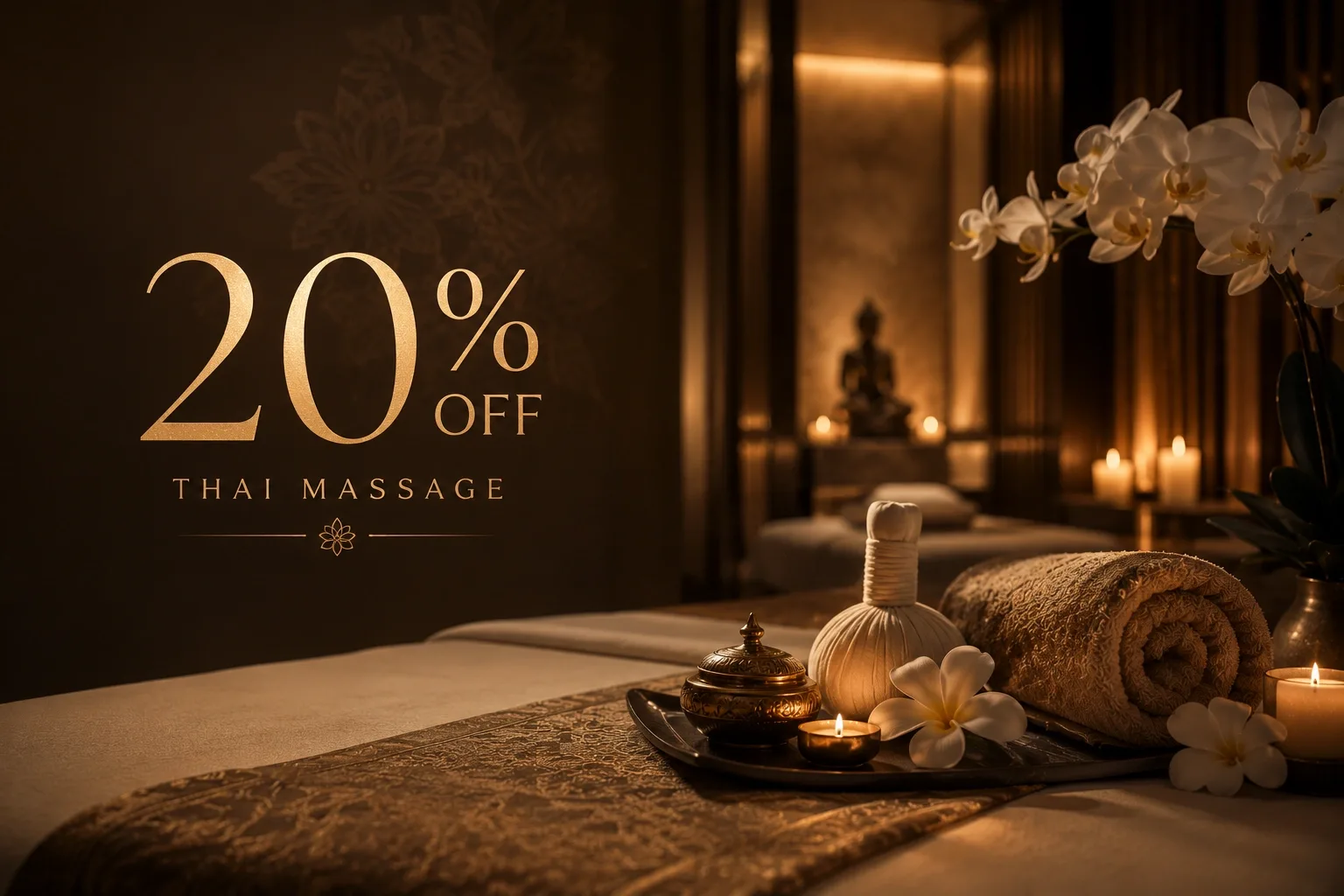 Thai massage discount offer at Opaline Spa Dubai